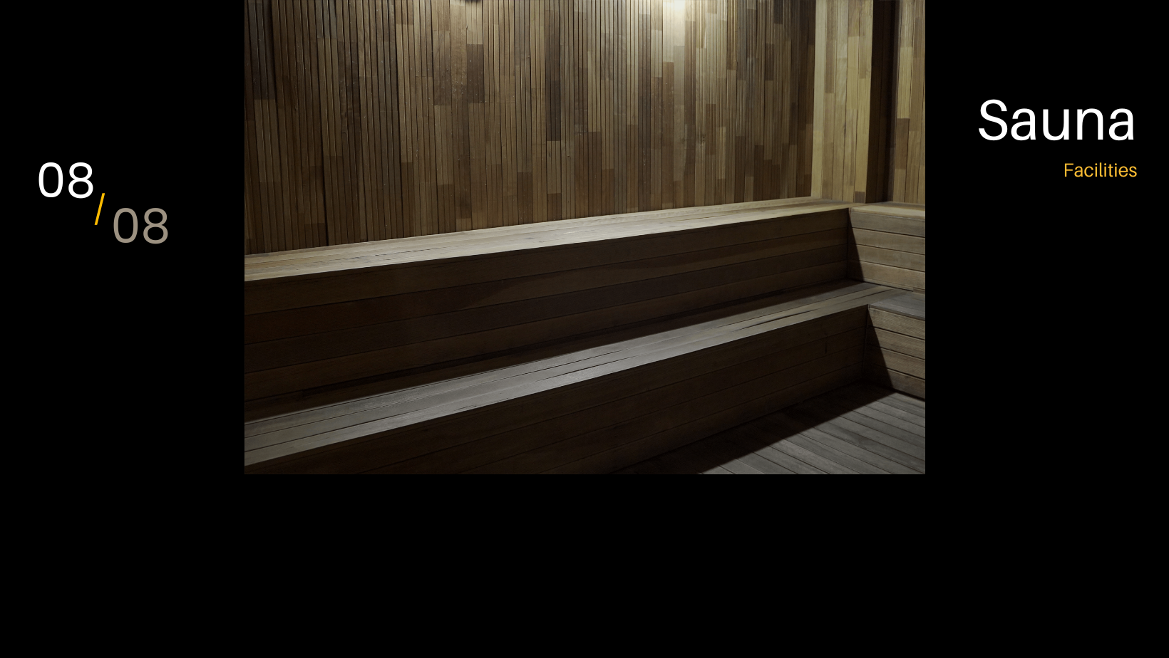 Facilities - Sauna