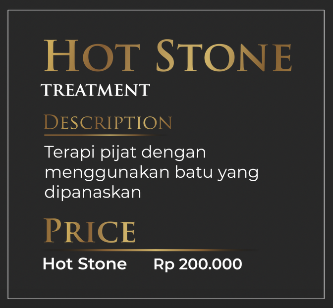 Add On - Hot Stone